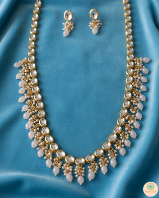 The Sovereign Ishani Heritage Haar (Peach)