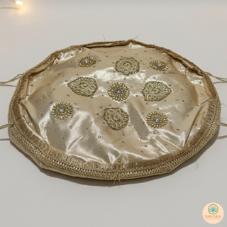 1 Multi-Purpose DORI RUMAL (Gift Bag, Thaal Cover, Potli Bag - Perfect for: Indian Wedding, Shagan Ceremony, Chunni Charhana, Bridal Shower, Baby Shower, Maiyan, Weddings, Favors, Shaadi, Walima)
