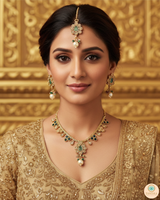 The Navratna Necklace Set