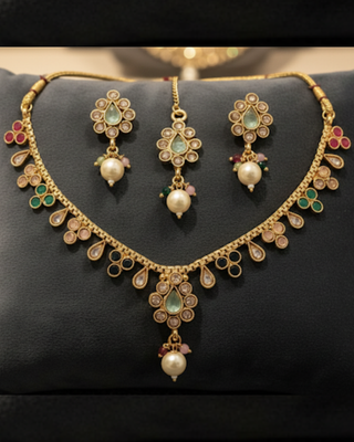 The Navratna Necklace Set