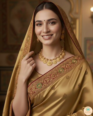 The Heritage Golden Necklace Set