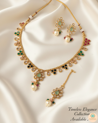 The Navratna Necklace Set
