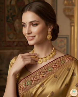 The Heritage Golden Necklace Set