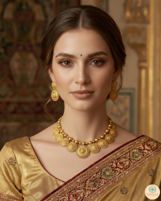 The Heritage Golden Necklace Set