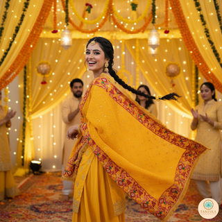 The Dulha-Dulhan Phulkari Dupatta