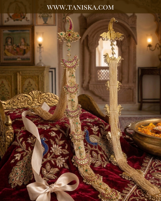 Imperial Pachi Kundan Bridal Choti