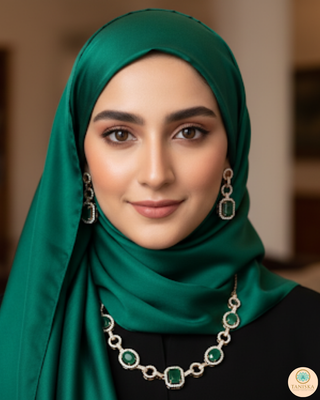 The Emerald Geo-Luxe Necklace Set