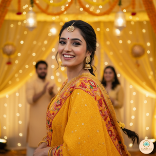 The Dulha-Dulhan Phulkari Dupatta