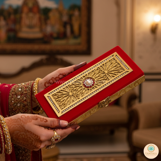 Encrusted Shagun Money Box - Single Box