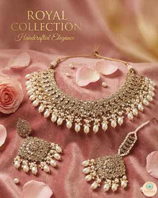 The Majestic Pearl-Cascade Gala Necklace Set