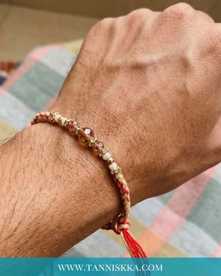 Rakhi (x1 Thread) - Mayian Guest Ganey, Pooja Thread - Multi-Purpose