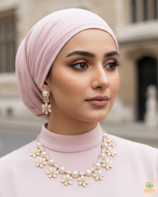The Blush Rose Garden Necklace Set