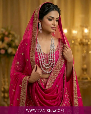 The Crystal Cascade Bridal Haar