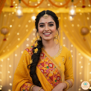 The Dulha-Dulhan Phulkari Dupatta