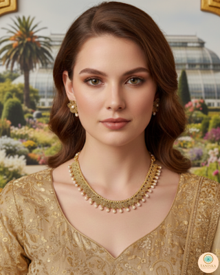 The Golden Perfection Necklace Set