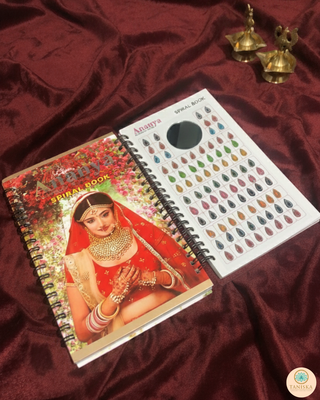 Golden Swarovski Style Timeless Bindi Book (960 Bindis) - Bindi Book