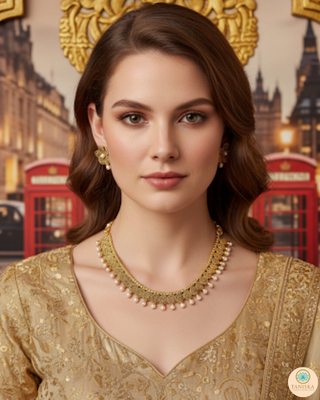 The Golden Perfection Necklace Set