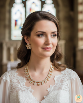 The Aurelia Floral Kundan Necklace Set