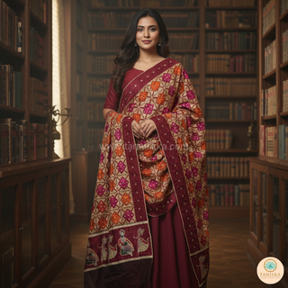 The Bridal Shagun Phulkari Dupatta