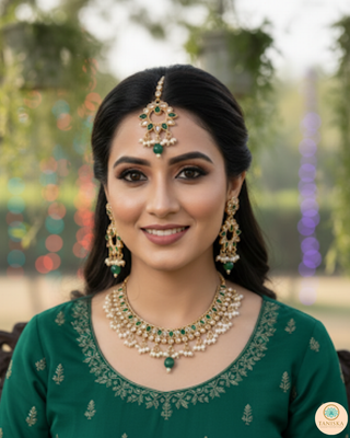 The Royal Emerald Heritage Necklace Set