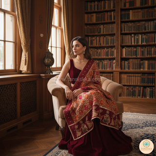 The Bridal Shagun Phulkari Dupatta