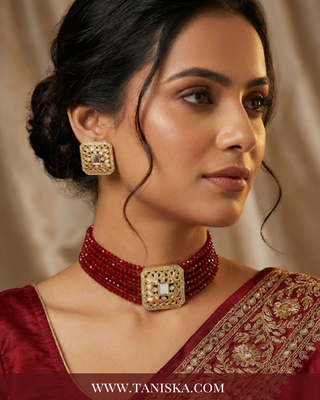 The Mayfair Garnet Choker Set