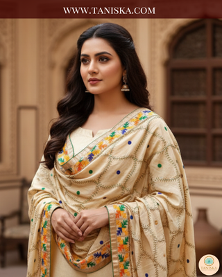 Sonehri Bagh Phulkari Dupatta