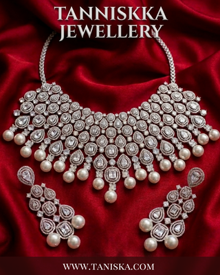 The Victoria Silver & Pearl Choker Set