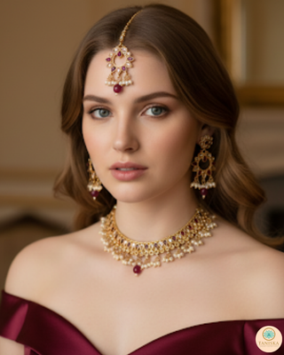 The Empress Ruby Necklace Set