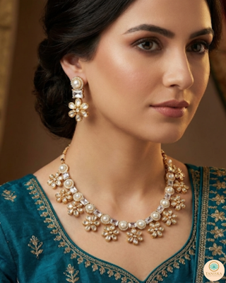 The Royal Bloom Necklace Set