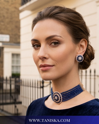 The Kensington Sapphire Choker Set