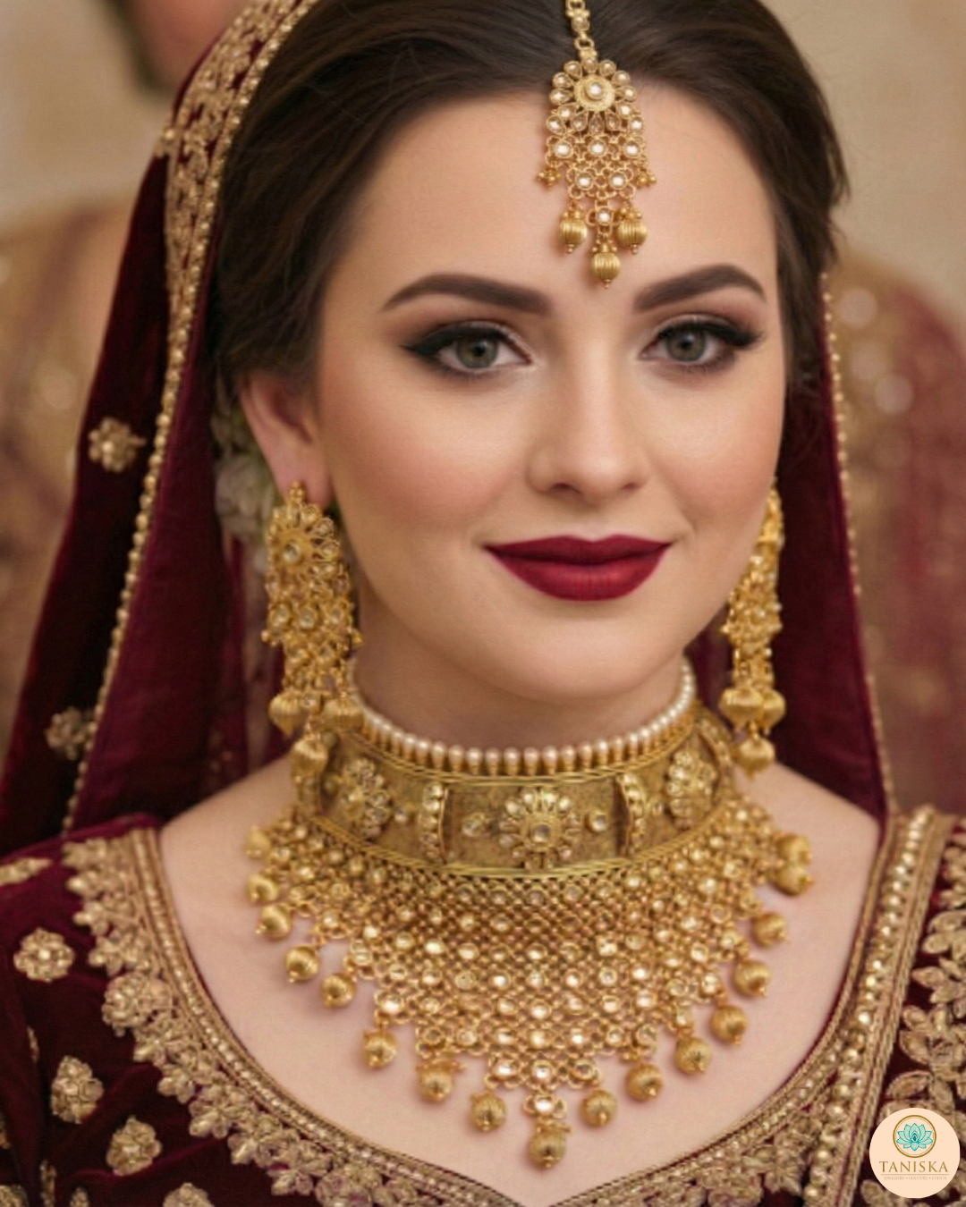 The Royal Antique Gold Majesty Necklace Set