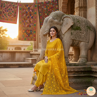 The Surya Phulkari Dupatta