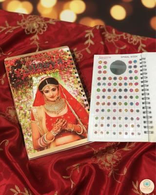 Golden Swarovski Style Princess Bindi Book (960 Bindis) - Bindi Book