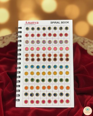 Golden Swarovski Style Princess Bindi Book (960 Bindis) - Bindi Book