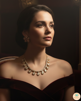 The Aurelia Floral Kundan Necklace Set