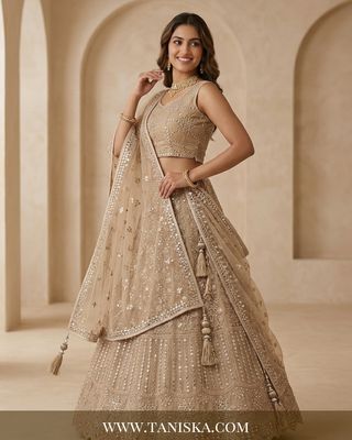 Gilded Starlight Embroidered Lehenga