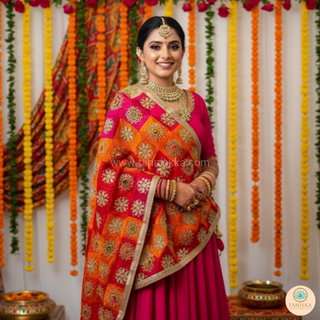 The Sangeet Phulkari Dupatta
