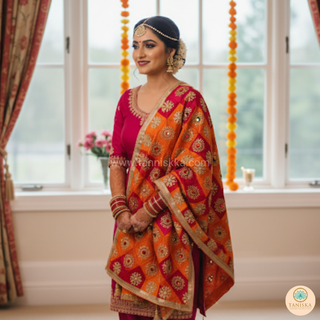 The Sangeet Phulkari Dupatta