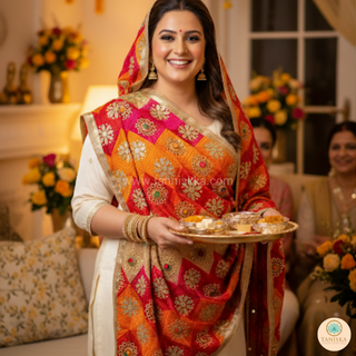 The Sangeet Phulkari Dupatta