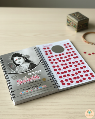 Swastik Velvet Bindi Book (960 Bindis) - Bindi Book