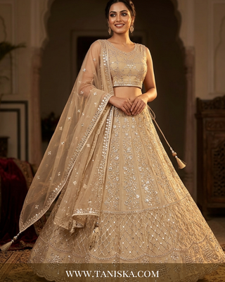 Gilded Starlight Embroidered Lehenga