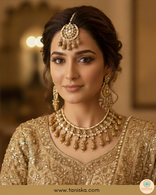 The Regal Chandrika Polki Heritage Necklace Set
