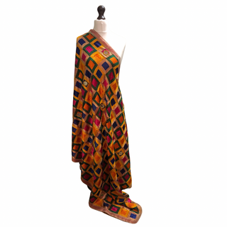 The Shatrangi Celebration Phulkari Dupatta - Phulkari Dupatta