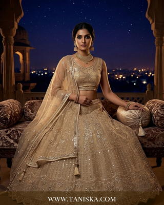Gilded Starlight Embroidered Lehenga
