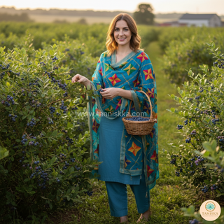 The Royal Star Bloom Phulkari Dupatta
