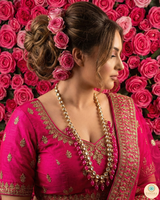 The Sovereign Ishani Ruby-Tone Heritage Haar (Hot Pink)