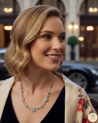 The Azure Serenity Necklace Set