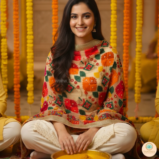 The Sahiba Hathi Phulkari Dupatta
