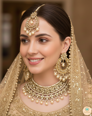 The Noor Pearl and Kundan Bridal Set
